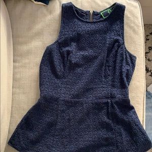 Eyelet tank top